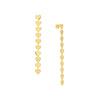 Heart-Link Chain Earrings