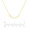 Mini Triangle Tribal Pattern Necklace