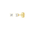 4mm CZ Stud Earrings