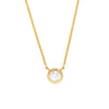 1/4tcw Diamond Bezel Necklace