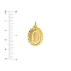 Framed Oval Blessed Mary Medal