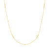 Diamond Bezel and Bar Station Necklace