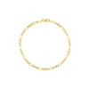 2.85mm Light Concave Figaro Chain with Lobster Lock