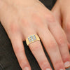 10K 0.20Ct Diamond Mens Ring