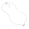 Mini CZ Heart and Arrow Adjustable Necklace