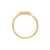 Beaded Open Oval Ring