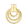 Triple Rope Hoop Dangle Earrings