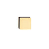 Domed Square Stud w/Black Enamel