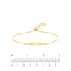 Engravable Initial ID Bar Bolo Bracelet