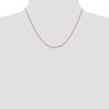 14K .9mm Round Snake Chain