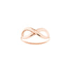 Plated Sterling Silver Infinity Ring