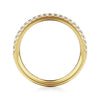14K Yellow Gold Diamond Matching Wedding Band
