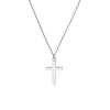 Curved Cross Adjustable Necklace