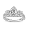 14K WG 1.00CT Diamond Bridal Ring