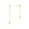 Front and Back Teardrop Dangle Earrings