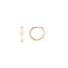 Square Tube Mini Hoop Earrings