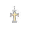 Flat Cross Element Filigree Cross