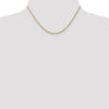10K 1.7 mm Singapore Chain