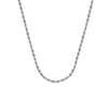 3mm D/C Rope Chain with Lobster Lock