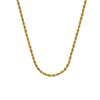 3mm D/C Rope Chain with Lobster Lock