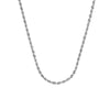 3mm D/C Rope Chain with Lobster Lock