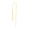 Staple Bar Wire Threader Earrings
