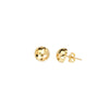 Textured Dome Stud Earrings on Post Back