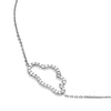 Sterling Silver CZ Open Cloud Adjustable Bracelet