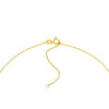 Puffy East West Cross Pendant Necklace
