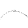 Sterling Silver 2.4mm Concave Figaro Chain with Lobster Lock