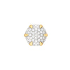 Diamond Pave Round Stud Earrings (1/2tcw)