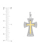 Flat Cross Element Filigree Cross
