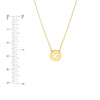 So You Cutout Airplane Mini Disc Adjustable Necklace