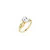14K Yellow 8x6 mm Oval Engagement Ring Mounting