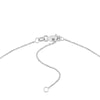 Initial &amp; Diamond Bezel Station Necklace