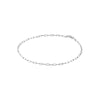 2.5mm Paper Clip Chain with Pear Shape Lock