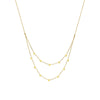 Double Strand Star Station Adj. Necklace