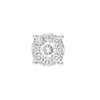 3/8tcw Diamond Frame Stud Earrings