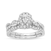 14K WG 1.00CT Fancy Cut Bridal Ring
