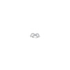 Plated Sterling Silver CZ Infinity Ring