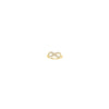 Plated Sterling Silver CZ Infinity Ring