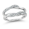 14K  0.21Ct  Diamond  Ring Guard.