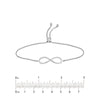 Sterling Silver Infinity Symbol Bolo Bracelet