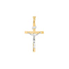 Two-Tone Crucifix Pendant