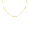 Mini Block Nameplate Station Necklace