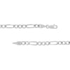 4.7mm Light Concave Figaro Chain Lobster Lock Endcap