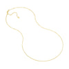 0.8mm Sterling Box Chain w/Slider Bead