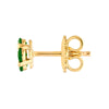 2.5mm Tsavorite Flower Stud Earrings