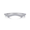 14K White Gold Matching Wedding Band