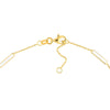 White Enamel Alternating Bar Anklet